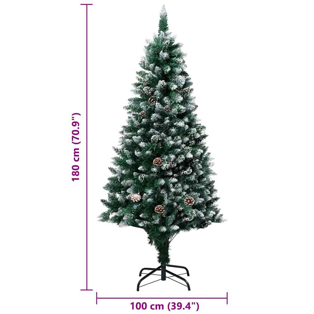 Artificial Christmas Tree Green 180 Cm Pvc