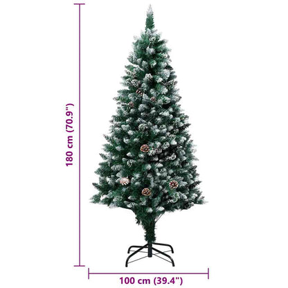 Artificial Christmas Tree Green 180 Cm Pvc