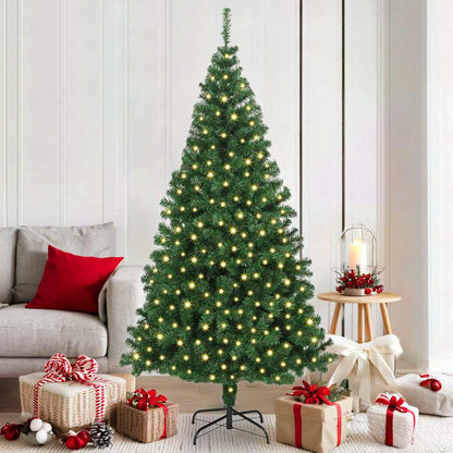 Artificial Pre-Lit Christmas Tree With Ball Set Pvc