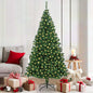Artificial Pre-Lit Christmas Tree With Ball Set Pvc