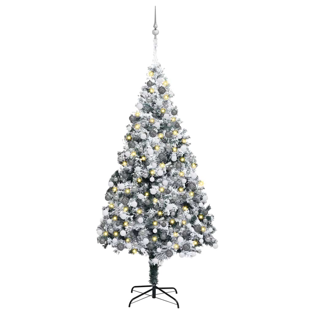 Artificial Christmas Tree Green 180 Cm Pvc, Steel And Plastic