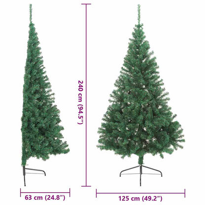 Artificial Pre-Lit Christmas Tree With Stand Pvc