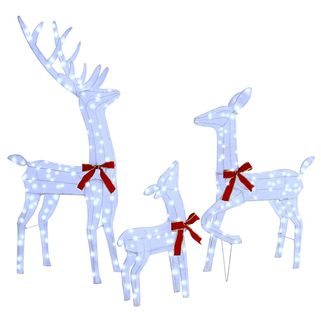 Reindeer Family 3 Pcs 68 X 26 X 127 Cm Fabric