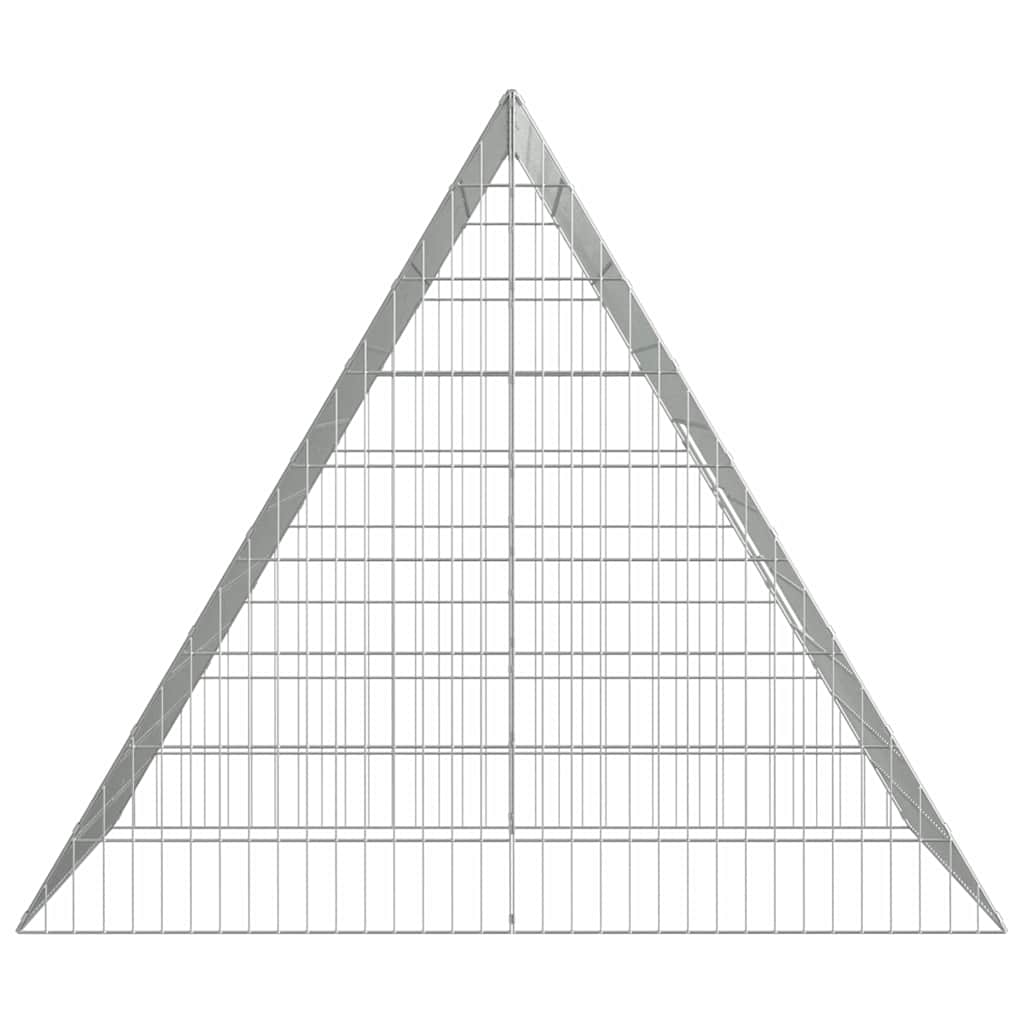 Rabbit Cage Silver 215 X 100 X 85 Cm Galvanised Steel