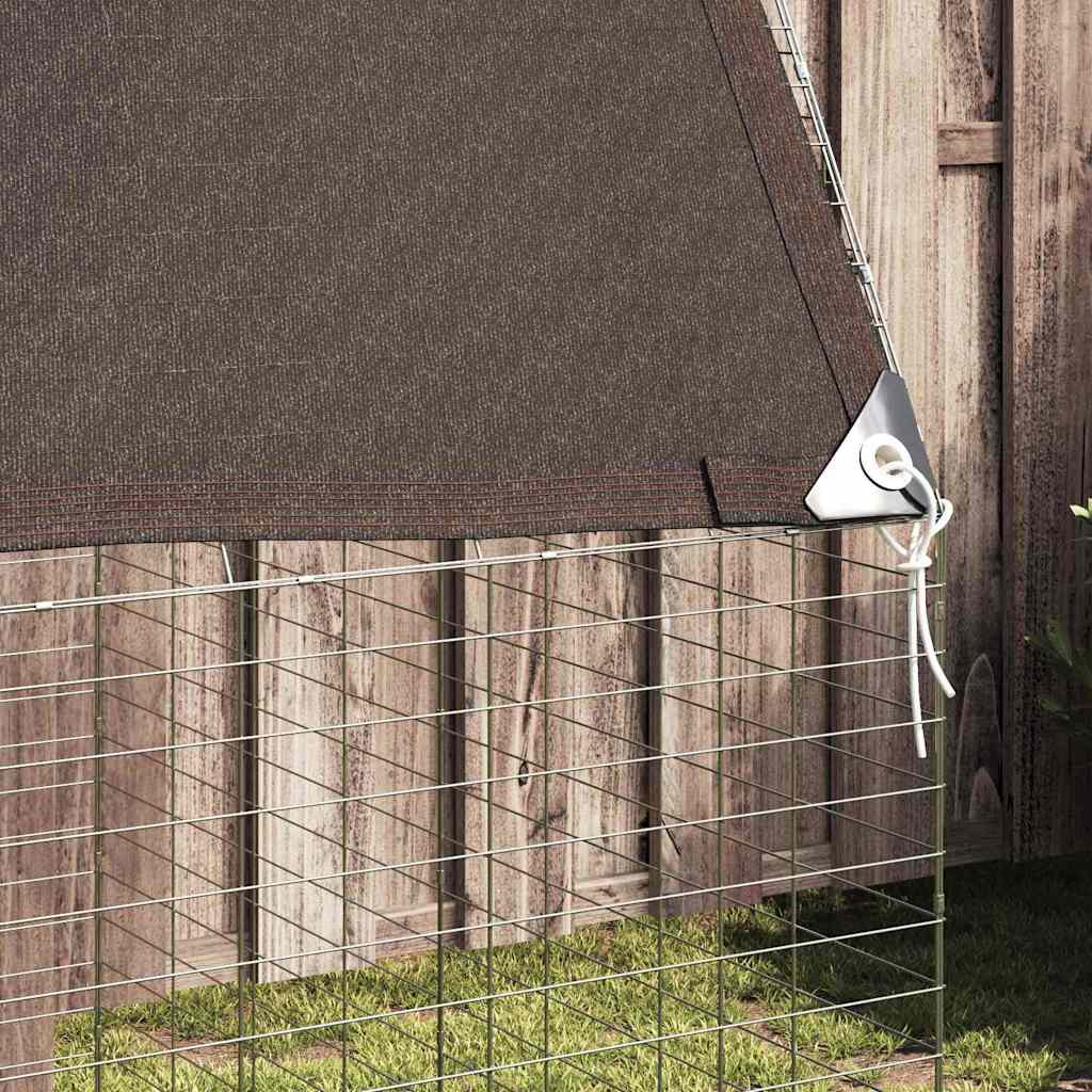 Rabbit Cage Silver 400 X 100 X 210 Cm Galvanised Steel