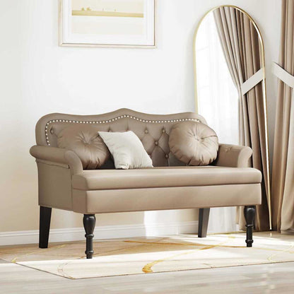 Chesterfield Bench 120.5 X 65 X 75 Cm Faux Leather