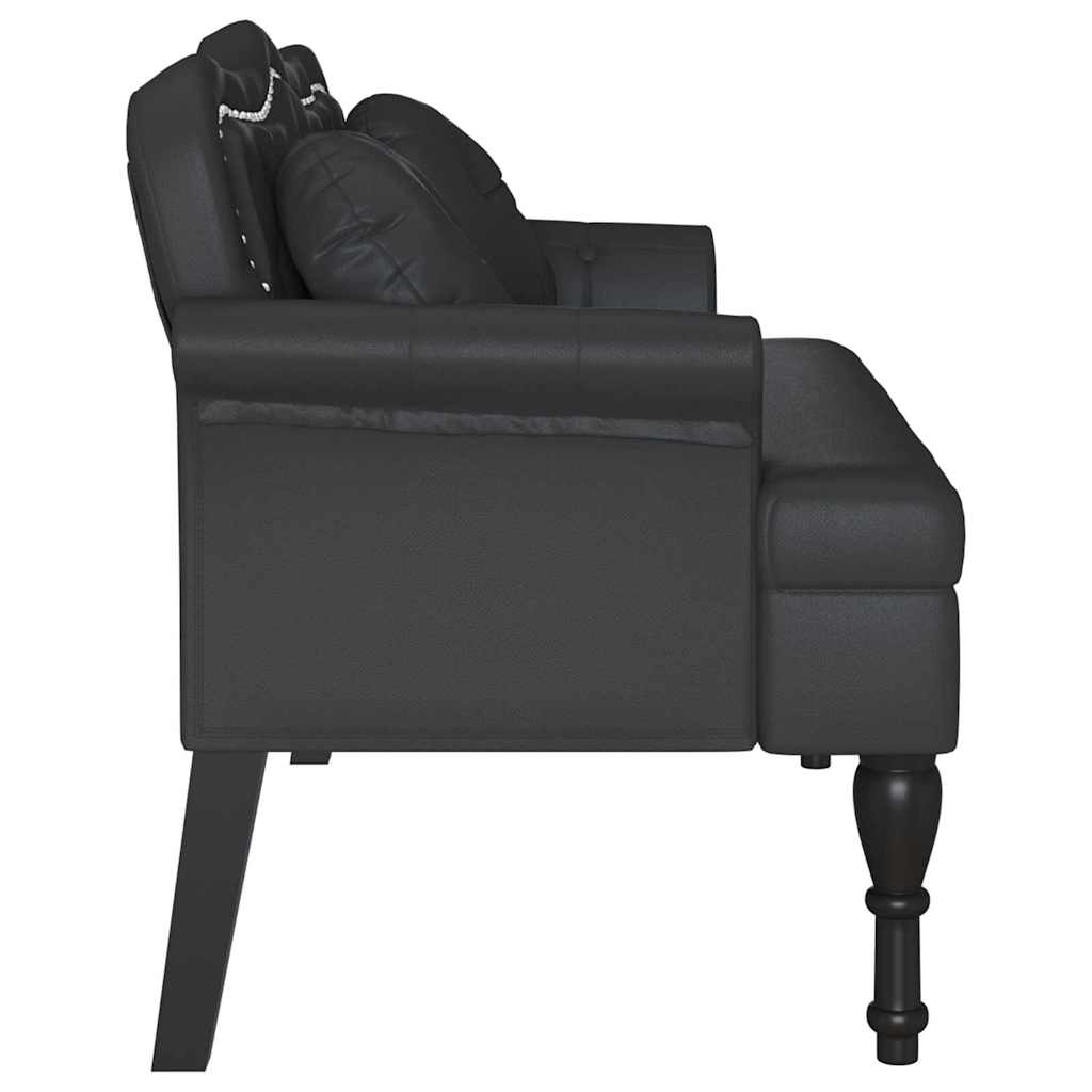 Chesterfield Bench 120.5 X 65 X 75 Cm Faux Leather