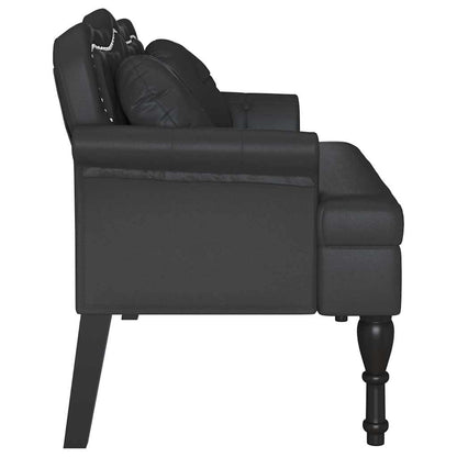 Chesterfield Bench 120.5 X 65 X 75 Cm Faux Leather
