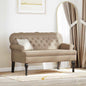 Chesterfield Bench 119.5 X 64.5 X 75 Cm Faux Leather