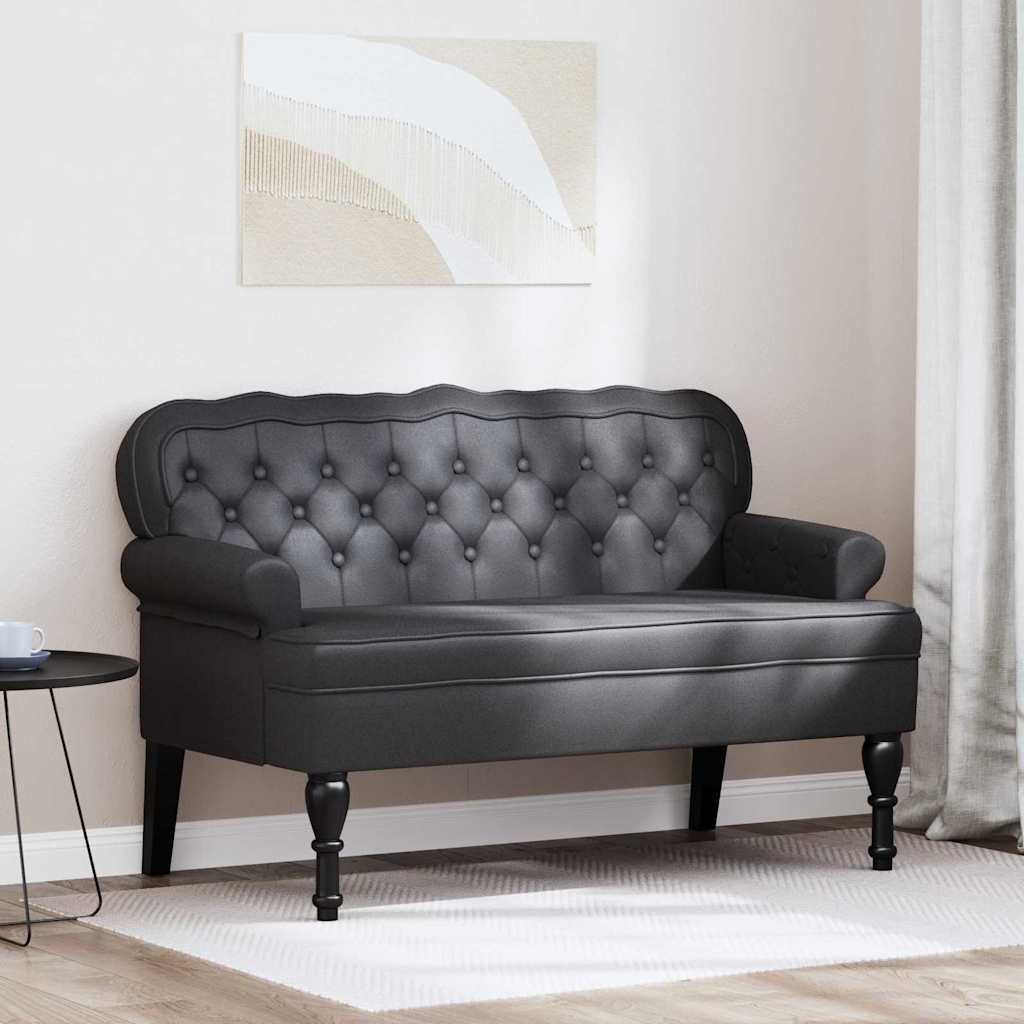 Chesterfield Bench 119.5 X 64.5 X 75 Cm Faux Leather