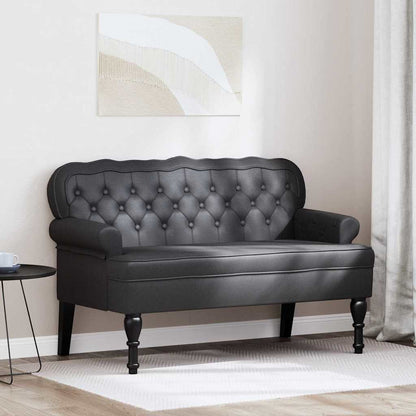 Chesterfield Bench 119.5 X 64.5 X 75 Cm Faux Leather