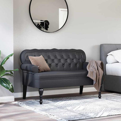 Chesterfield Bench 119.5 X 64.5 X 75 Cm Faux Leather