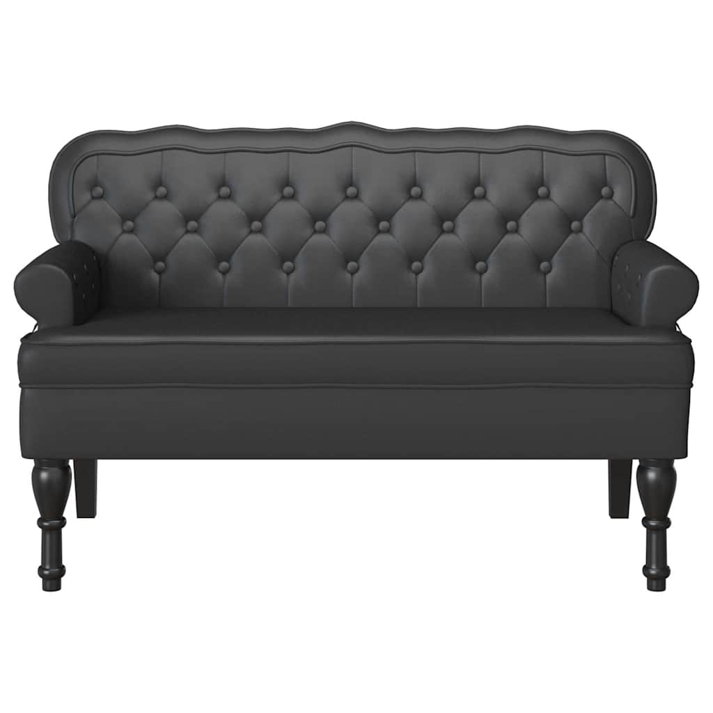 Chesterfield Bench 119.5 X 64.5 X 75 Cm Faux Leather