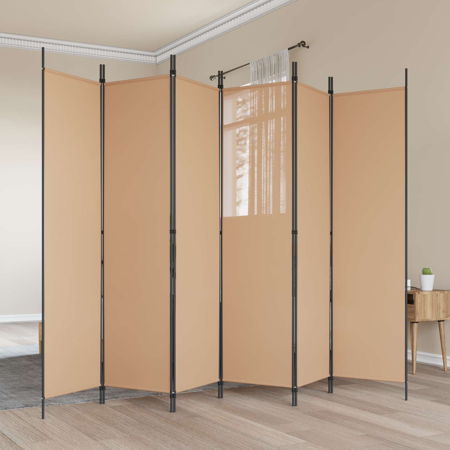 6-Panel Room Divider Fabric