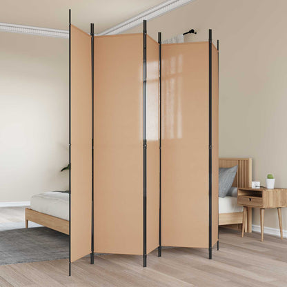 5-Panel Room Divider Fabric