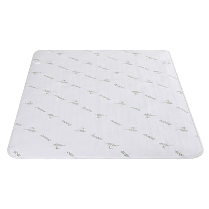 Giselle Electric Blanket Bamboo Fabric Queen Fitted Heated Pad Underlay Washable Winter