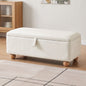 Artiss Storage Ottoman Hidden Bench Velvet Blanket Box Beige 97cm