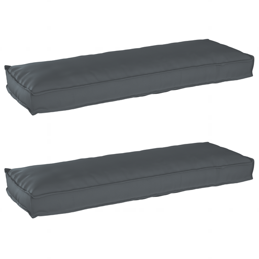 Pallet Cushion Set 2 Pcs 120 X 40 X 8 Cm