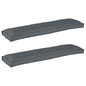 Pallet Cushion Set 2 Pcs 150 X 40 X 8 Cm