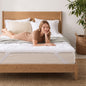 Giselle Queen Pillow Top Mattress Topper 1300GSM White Duck Feather For Old Bed Upgrade 5cm Thick