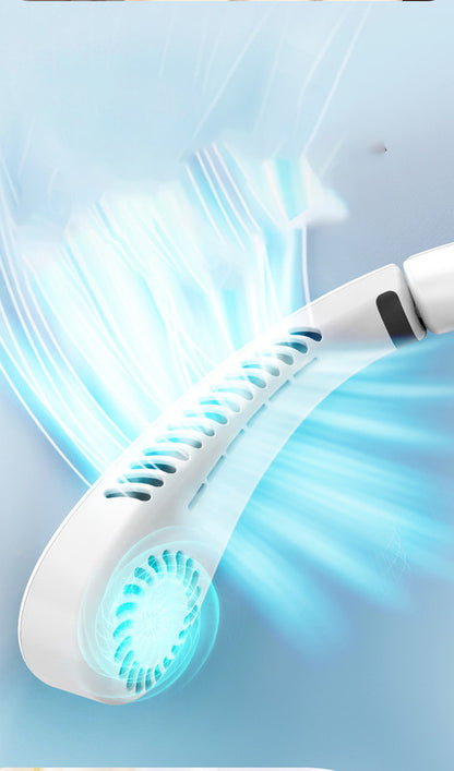 Portable Neck Fan Upgraded, Neckbrace Personal Hands Free, 5 Speed Gears Adjustment, 2000 mAh Wearable Bladeless Quiet Rechargeable for Outdoor Indoor, Gifts for Women Men- Pink Christmas Gifts