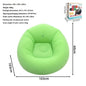 Inflatable Lazy Chair Portable Foldable Sofa Single Person Lazy Sofa Indoor - Green - Size 01