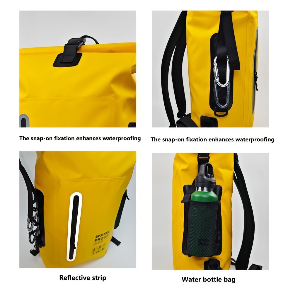 waterproof backpack, dry-wet separation, outdoor sports backpack, fishing backpack, camping backpack, canyoning backpack, swimming backpack, rafting backpack, waterproof gear, Australia outdoor backpack, hiking backpack water resistant - Cyan - Size 25L