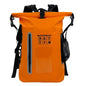 waterproof backpack, dry-wet separation, outdoor sports backpack, fishing backpack, camping backpack, canyoning backpack, swimming backpack, rafting backpack, waterproof gear, Australia outdoor backpack, hiking backpack water resistant - Orange - Size 25L