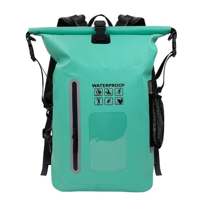 waterproof backpack, dry-wet separation, outdoor sports backpack, fishing backpack, camping backpack, canyoning backpack, swimming backpack, rafting backpack, waterproof gear, Australia outdoor backpack, hiking backpack water resistant - Orange - Size 25L