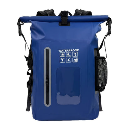 waterproof backpack, dry-wet separation, outdoor sports backpack, fishing backpack, camping backpack, canyoning backpack, swimming backpack, rafting backpack, waterproof gear, Australia outdoor backpack, hiking backpack water resistant - army green - Size