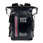 waterproof backpack, dry-wet separation, outdoor sports backpack, fishing backpack, camping backpack, canyoning backpack, swimming backpack, rafting backpack, waterproof gear, Australia outdoor backpack, hiking backpack water resistant - Black - Size 25L