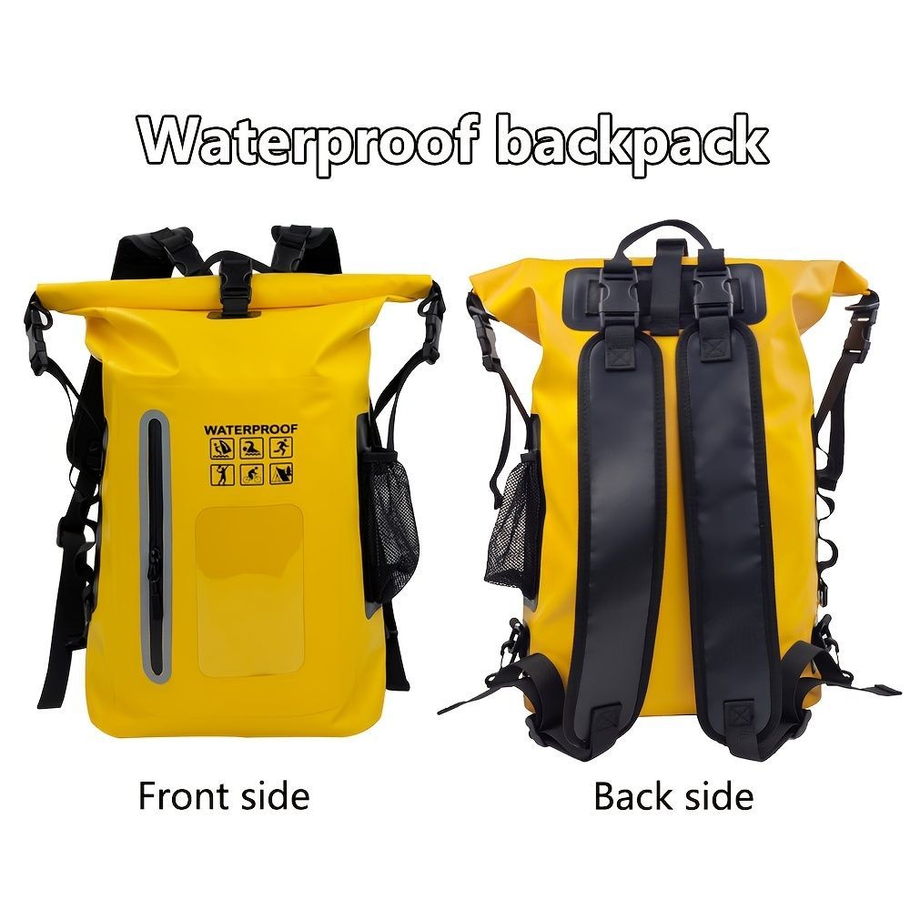 waterproof backpack, dry-wet separation, outdoor sports backpack, fishing backpack, camping backpack, canyoning backpack, swimming backpack, rafting backpack, waterproof gear, Australia outdoor backpack, hiking backpack water resistant - Cyan - Size 25L