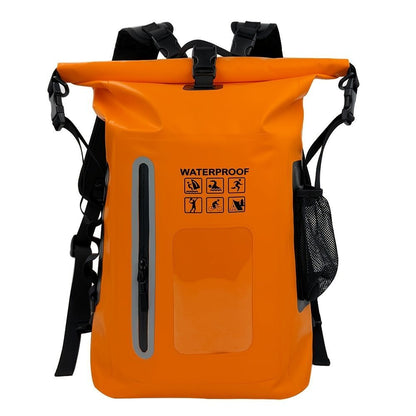 waterproof backpack, dry-wet separation, outdoor sports backpack, fishing backpack, camping backpack, canyoning backpack, swimming backpack, rafting backpack, waterproof gear, Australia outdoor backpack, hiking backpack water resistant - Navy - Size 25L