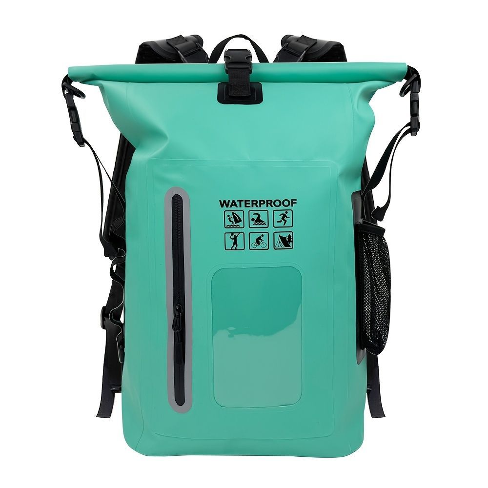 waterproof backpack, dry-wet separation, outdoor sports backpack, fishing backpack, camping backpack, canyoning backpack, swimming backpack, rafting backpack, waterproof gear, Australia outdoor backpack, hiking backpack water resistant - Orange - Size 25L