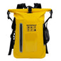 waterproof backpack, dry-wet separation, outdoor sports backpack, fishing backpack, camping backpack, canyoning backpack, swimming backpack, rafting backpack, waterproof gear, Australia outdoor backpack, hiking backpack water resistant - Yellow - Size 25L