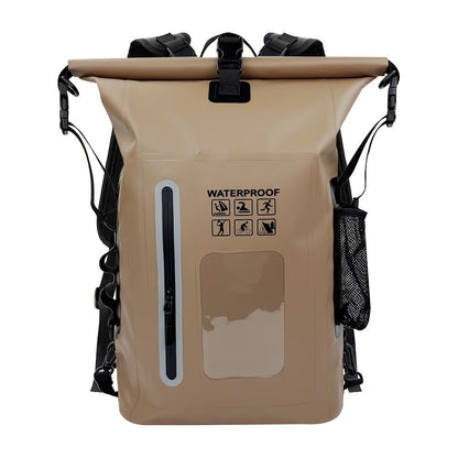 waterproof backpack, dry-wet separation, outdoor sports backpack, fishing backpack, camping backpack, canyoning backpack, swimming backpack, rafting backpack, waterproof gear, Australia outdoor backpack, hiking backpack water resistant - Yellow - Size 25L