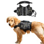 Dog Backpack for Medium & Large Dogs,Dog Pack Saddle Bag for Dogs for Hiking,Pet Backpack Harness with Reflective Strips,2 Capacious Side Pockets for Walking Running,Camouflage - Camouflage - Size 2 Capacious Side Pockets