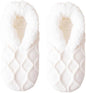 Socks - Warm socks - Indoor socks - Women's slipper socks - Warm winter socks - Fleece socks - Comfortable - Winter warmth - Ultra-comfortable women's indoor slippers - One size fits all - White