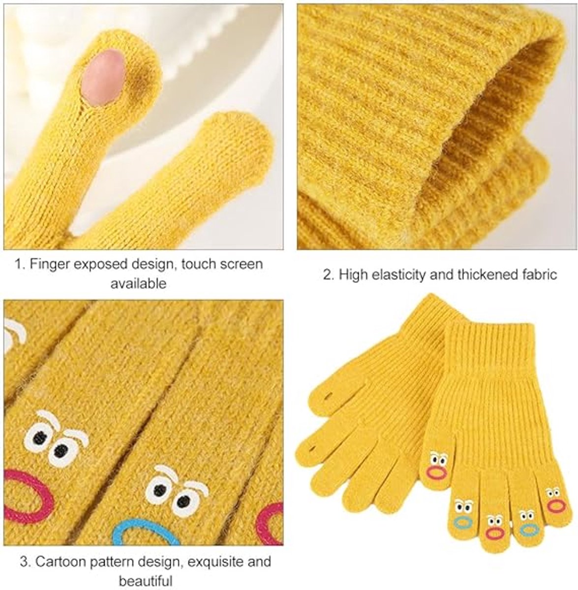 Winter gloves - Men's gloves - Women's gloves - Touchscreen gloves - Winter gloves - Perfect for skiing, cycling, walking, camping and Christmas - Christmas gift idea - Mittens