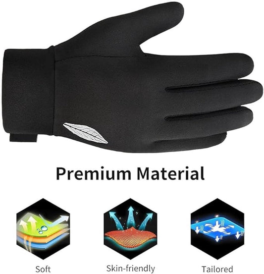 Gloves - Winter Gloves - Cycling Gloves - Running Gloves - Outdoor Sports Gloves - Children's Winter Gloves - Touchscreen Compatible - Thick, Waterproof, Windproof and Non-Slip - Warm Fleece - Gift for Boys and Girls