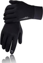 Gloves - Cycling gloves - Winter gloves - Waterproof gloves - Warm winter gloves - Windproof gloves - For driving - Biking - Skiing and working outdoors in cold weather - For men and women - Touchscreen compatible (M)