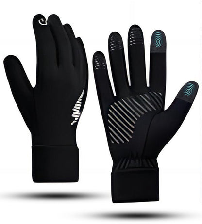Gloves - Cycling gloves - Winter gloves - Waterproof gloves - Warm winter gloves - Windproof gloves - For driving - Biking - Skiing and working outdoors in cold weather - For men and women - Touchscreen compatible (M)
