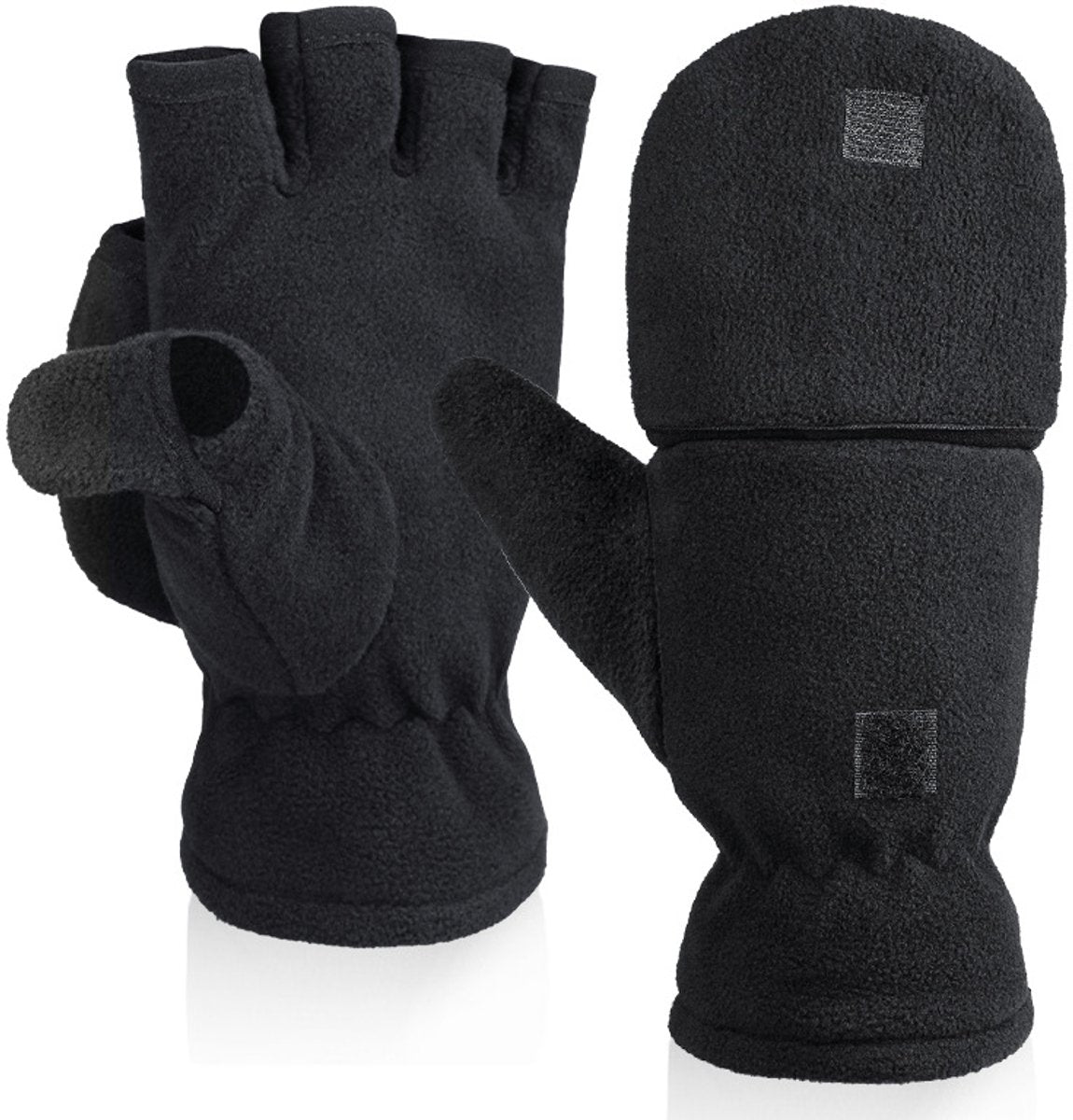 Gloves - Mittens - Winter gloves - Cycling gloves - Thermal gloves - Women's winter gloves - Fingerless thermal cycling gloves - Men's gloves - Suitable for men and women