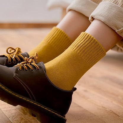 Warm winter socks for women - pack of 5 Pairs Thick Winter Socks - Thermal Men's Socks - extra thick warm socks - perfect birthday or Christmas gift - Non-slip Heel - sizes 35-42