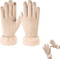 Winter Gloves - Touchscreen Winter Gloves - Winter Gloves - Warm - Women's - Windproof - Winter Gloves - One Size - For Cycling, Motorcycle, Scooter, Sports and Walking