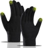 Gloves - Winter Gloves - Warm Gloves - Touchscreen Gloves - Men's Winter Touchscreen Gloves - Warm and windproof fleece lining - Durable and soft - for outdoors, running, skiing, cycling - black