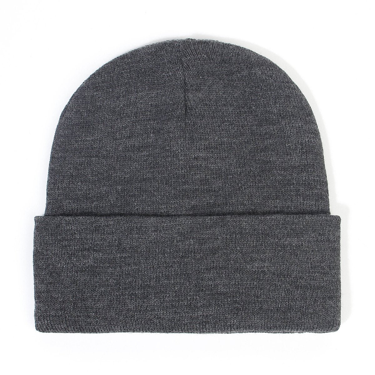 Hat - Knitted hat - Winter hat - Warm hat - Hat with satin lining - warm winter hat - knitted winter hat with fold-over brim - silk lining - soft knitted hat - warm and comfortable - for men and women - grey