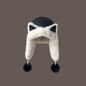 Fleece winter hat - Warm hat with thickened ear flaps - Soft, comfortable and frost-resistant - Stylish winter accessory - Color: Black