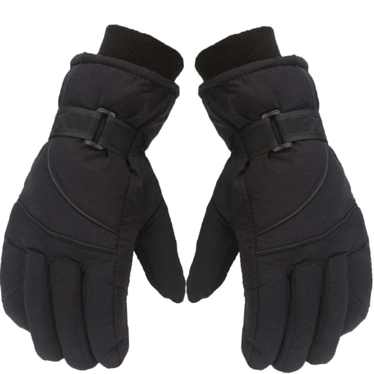 IDALL Ski Gloves Waterproof Gloves Winter Outdoor Men And Women Snow Skating Snowboarding Windproof Warm Ski Gloves Snow Gloves Winter Gloves W-Blue One Size Black