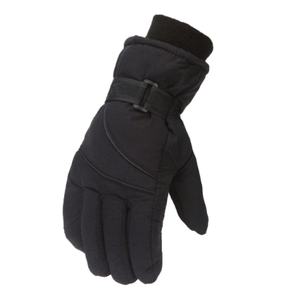 IDALL Ski Gloves Waterproof Gloves Winter Outdoor Men And Women Snow Skating Snowboarding Windproof Warm Ski Gloves Snow Gloves Winter Gloves W-Blue One Size Black